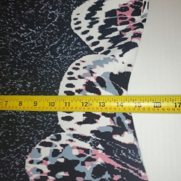 BCBG Maxazria Audrie Butterfly Knit Jacquard Dress Sz S - Picture 10 of 10